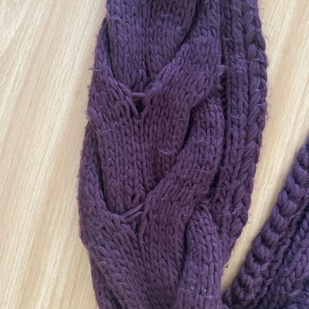 Purple Infinity Scarf - Picture 3 of 3